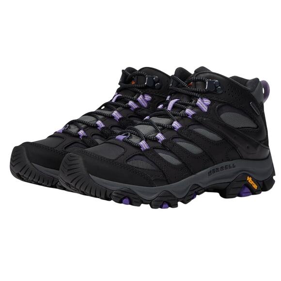 Merrell Womens Moab 3 Thermo Mid Winter Boot US 7 M Black Leather Waterproof NIB - Picture 1 of 13